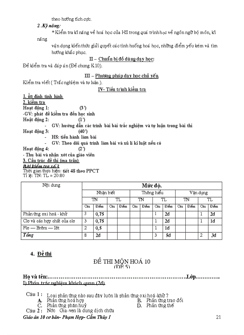 image for page Chương halogen 10 cơ bản đầy đủ