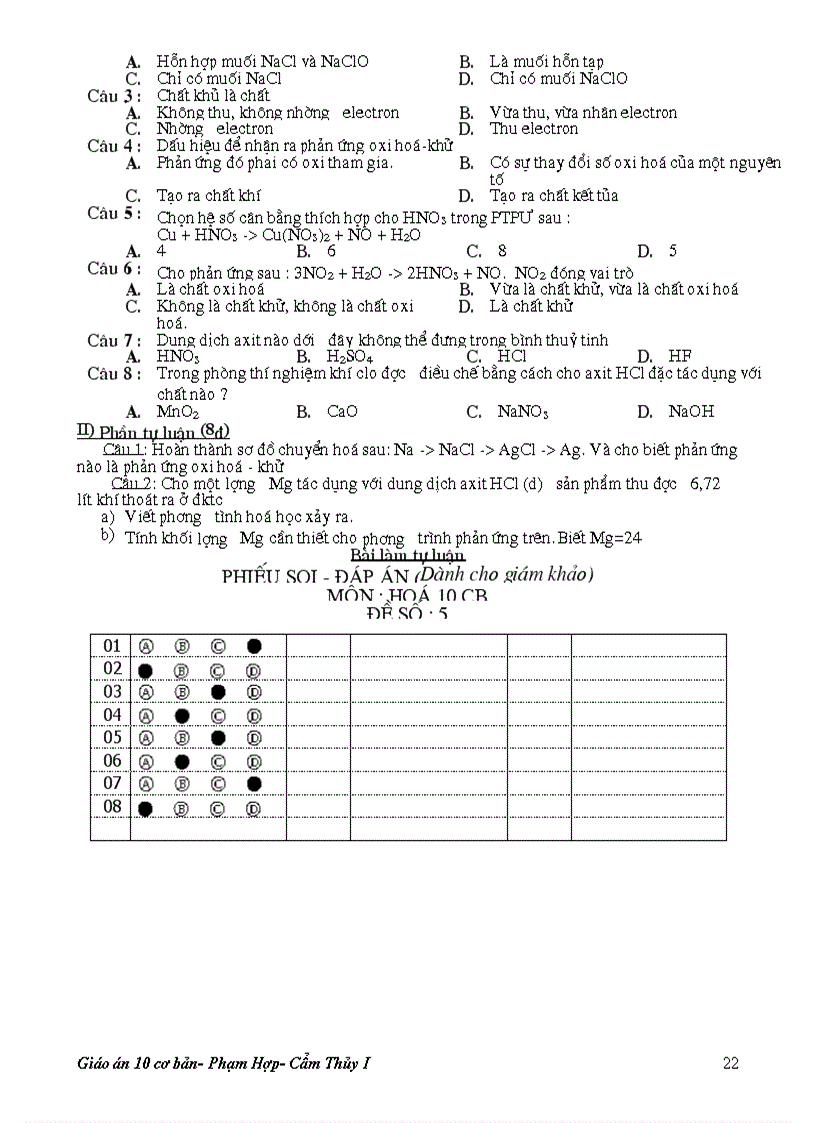 image for page Chương halogen 10 cơ bản đầy đủ