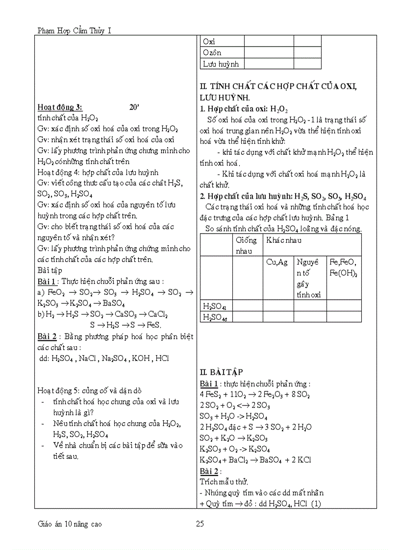 image for page Chương oxi Hóa 10 nâng cao