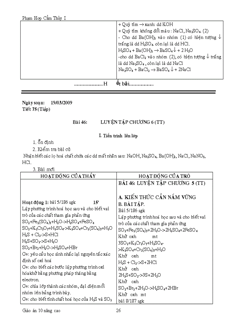image for page Chương oxi Hóa 10 nâng cao