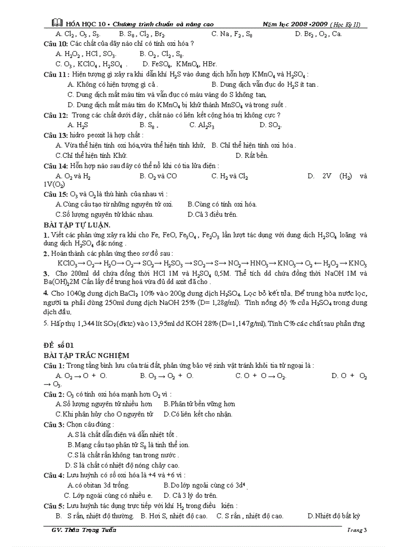 image for page Đề kt chương oxi