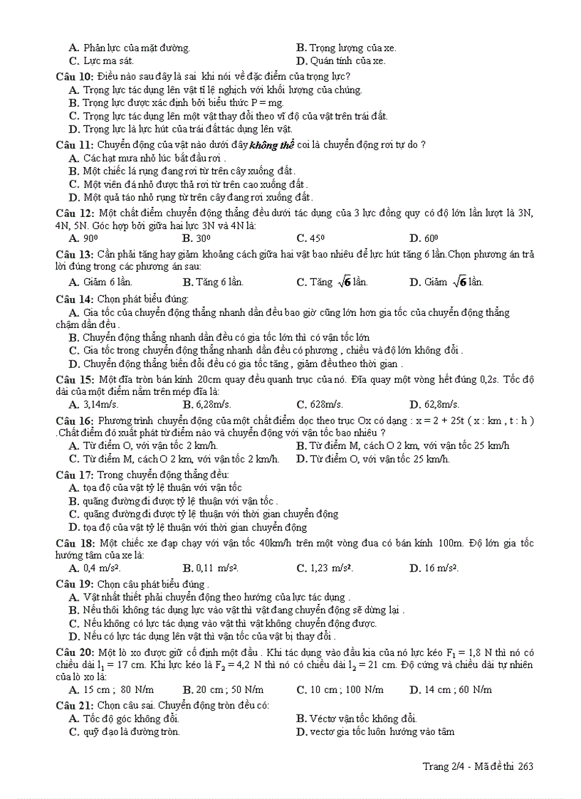 image for page Đề mẫu HK I Hóa 10 1