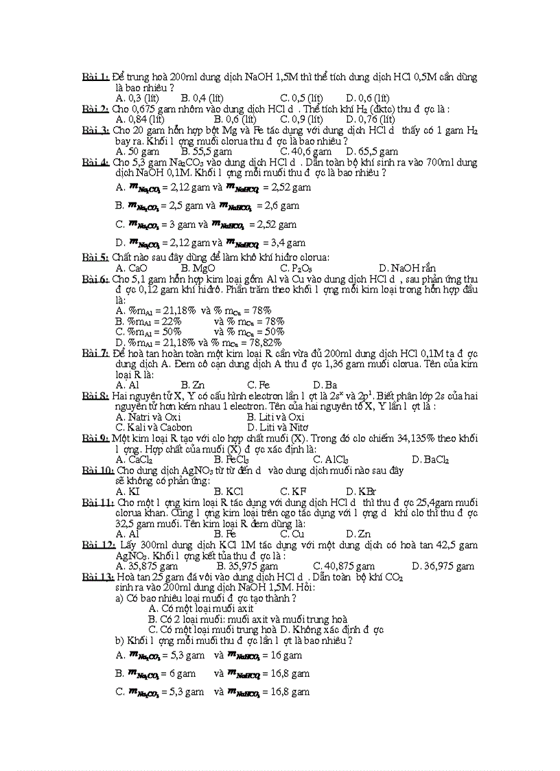 image for page Đề ôn tập chương Hal 2