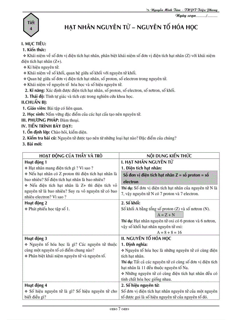 image for page Giao an 10 ban a hoc ki 1