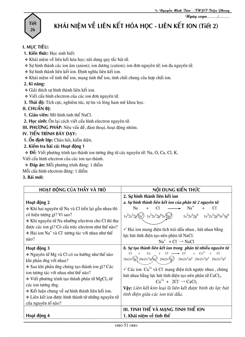 image for page Giao an 10 ban a hoc ki 1