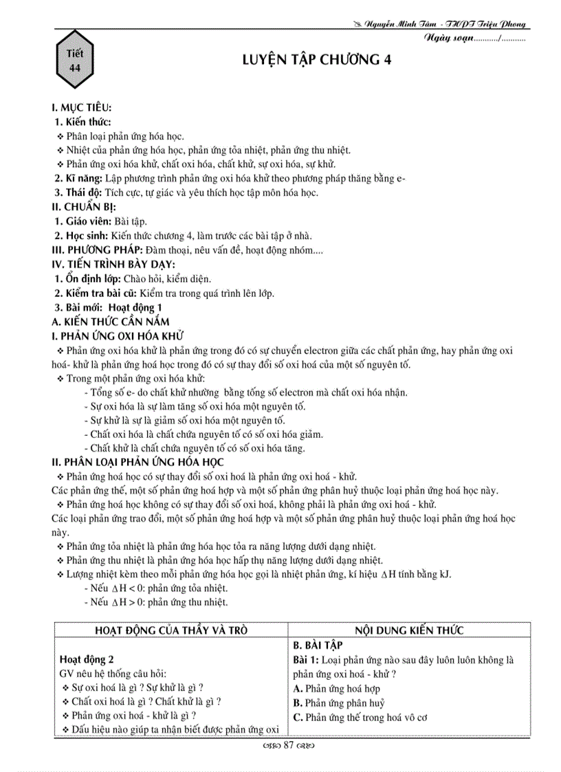 image for page Giao an 10 ban a hoc ki 1