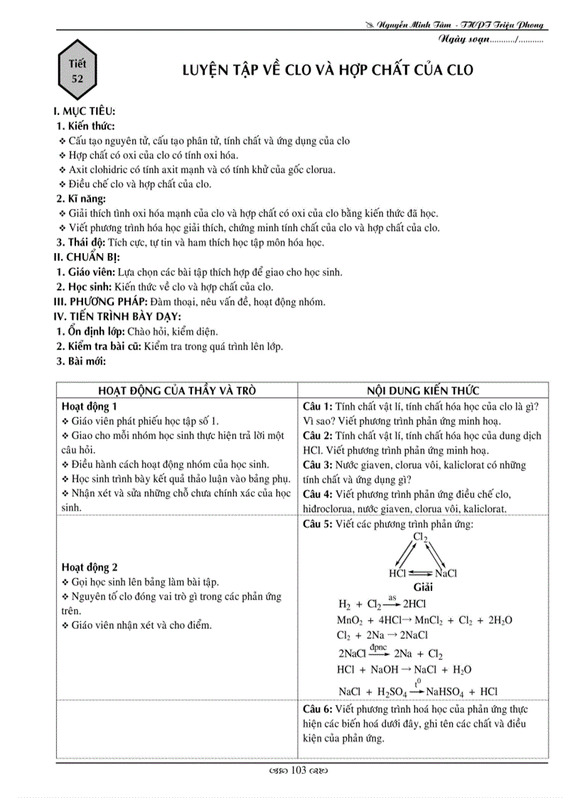 image for page Giao an 10 ban a hoc ki 1
