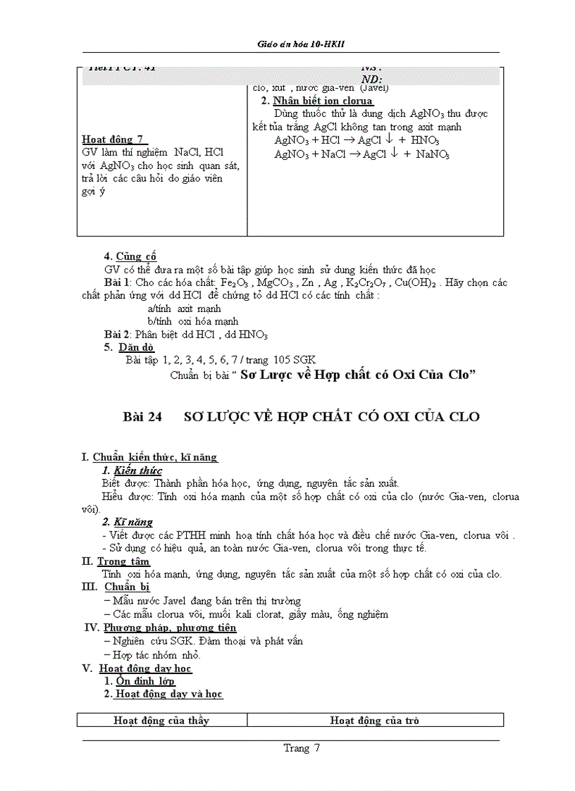 image for page Giao an 10 kì chuan kien thuc ki nang