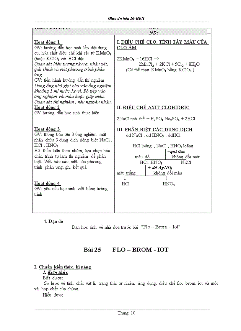 image for page Giao an 10 kì chuan kien thuc ki nang