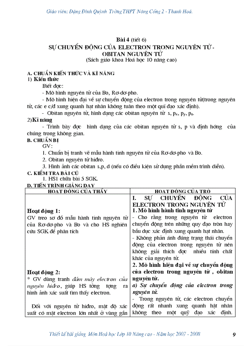 image for page Giáo án 10 nc cực hay cần xem ngay