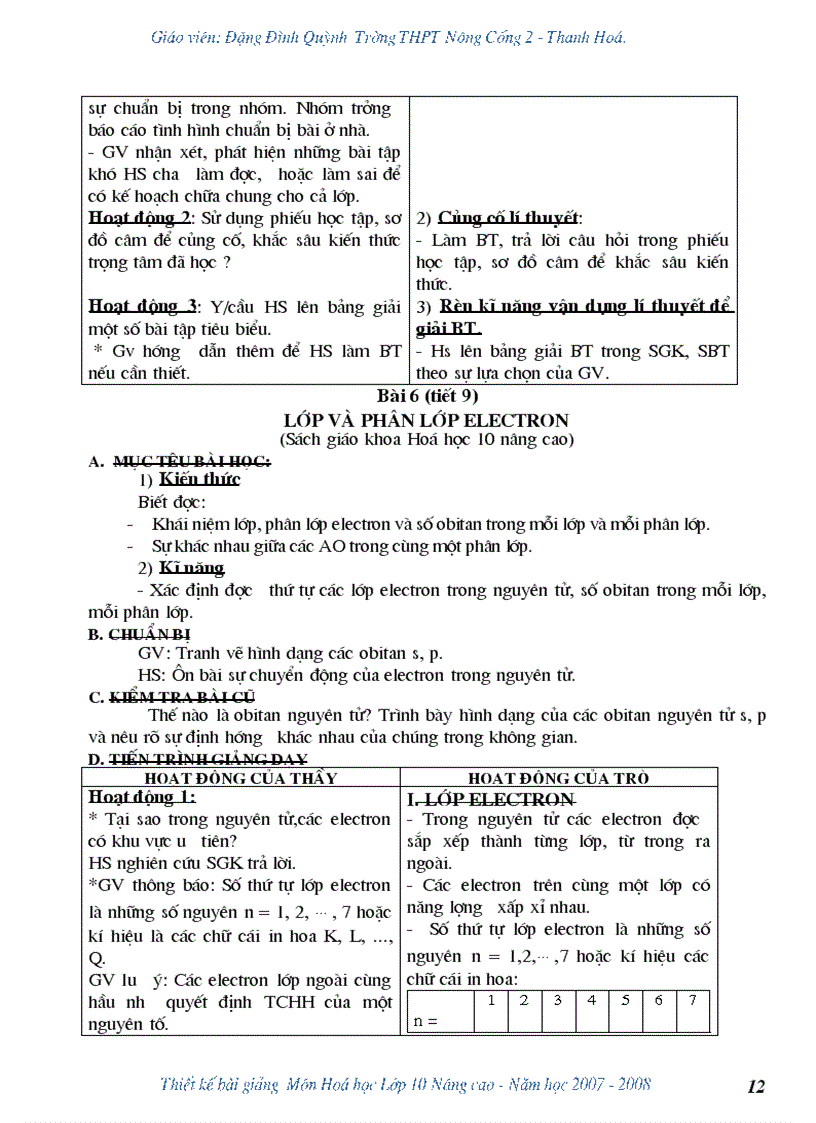 image for page Giáo án 10 nc cực hay cần xem ngay