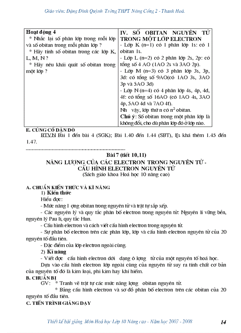 image for page Giáo án 10 nc cực hay cần xem ngay