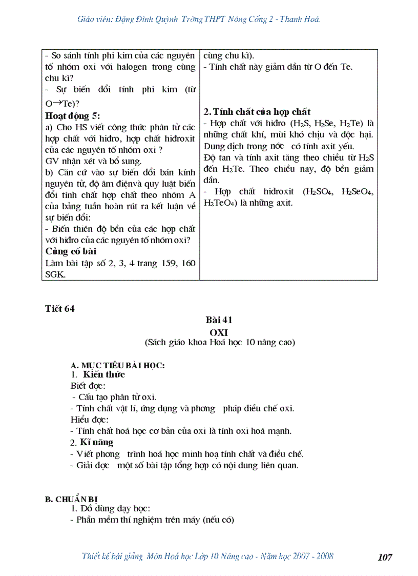 image for page Giáo án 10 nc cực hay cần xem ngay