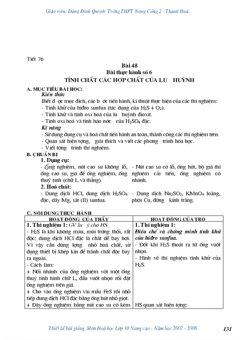 image for page Giáo án 10 nc cực hay cần xem ngay