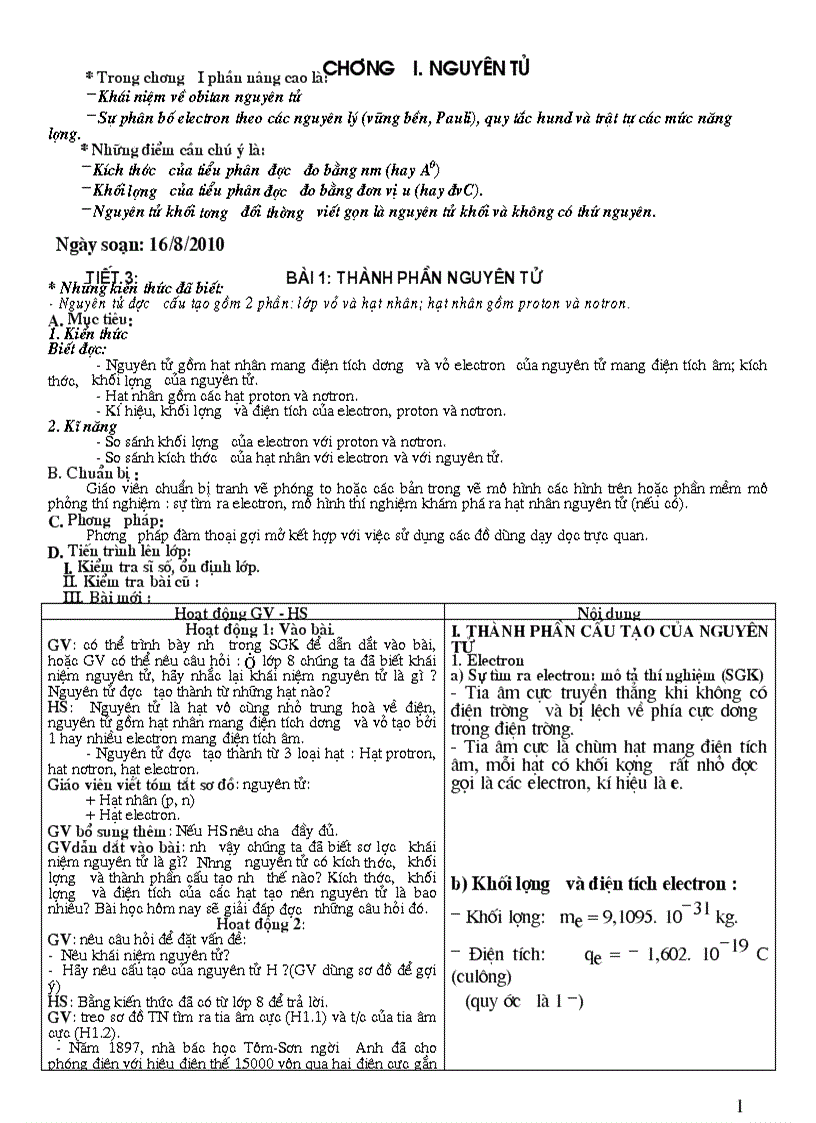 image for page Giao an cau tao nguyen tu 10