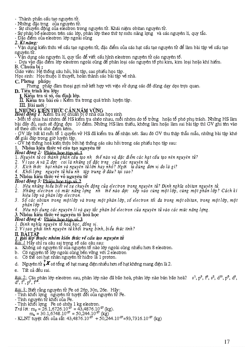 image for page Giao an cau tao nguyen tu 10