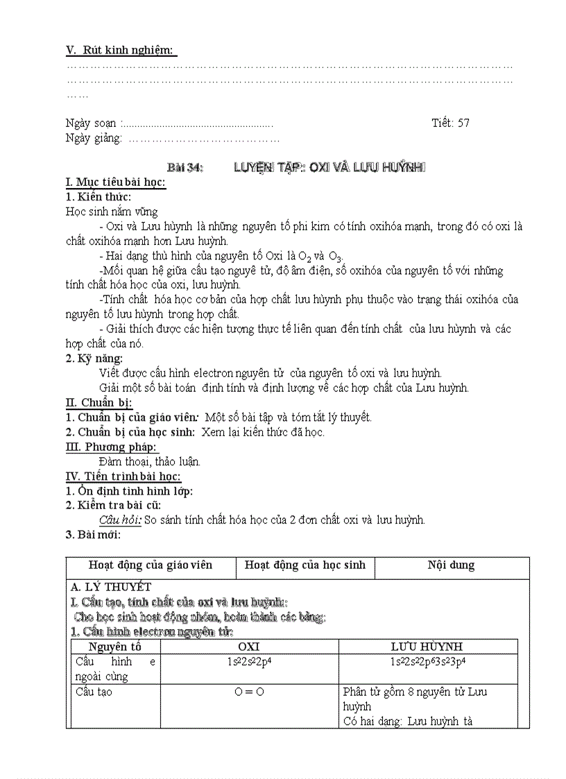 image for page Giáo án chương halogen oxi lưu huỳnh