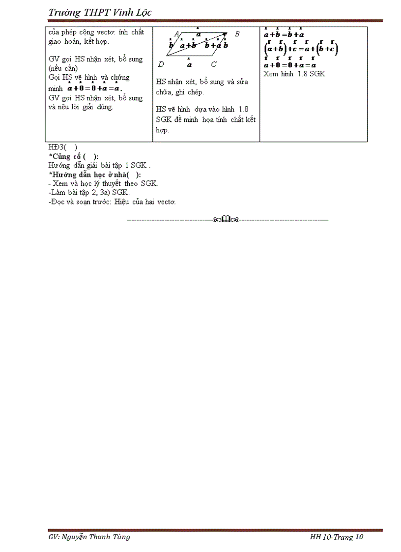 image for page Giáo án Đại Số Chương Trình Chuẩn
