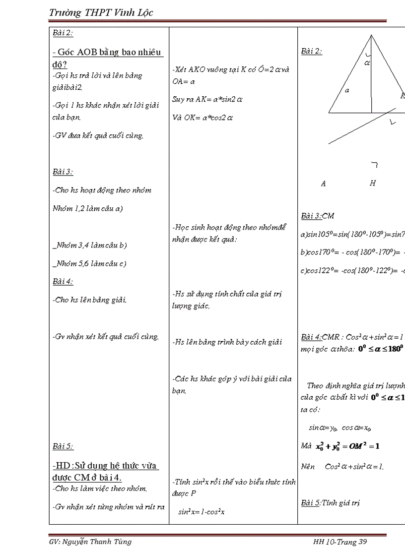 image for page Giáo án Đại Số Chương Trình Chuẩn