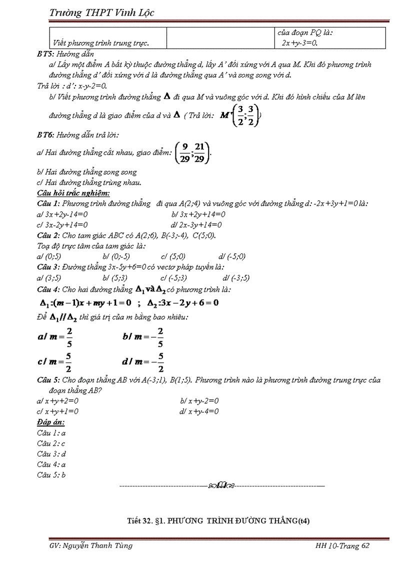 image for page Giáo án Đại Số Chương Trình Chuẩn