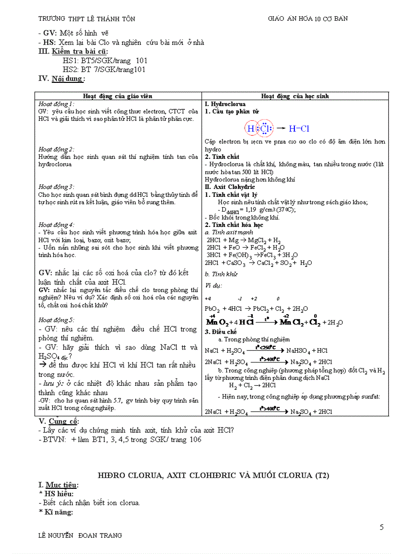 image for page Giao an hk2 lop 10