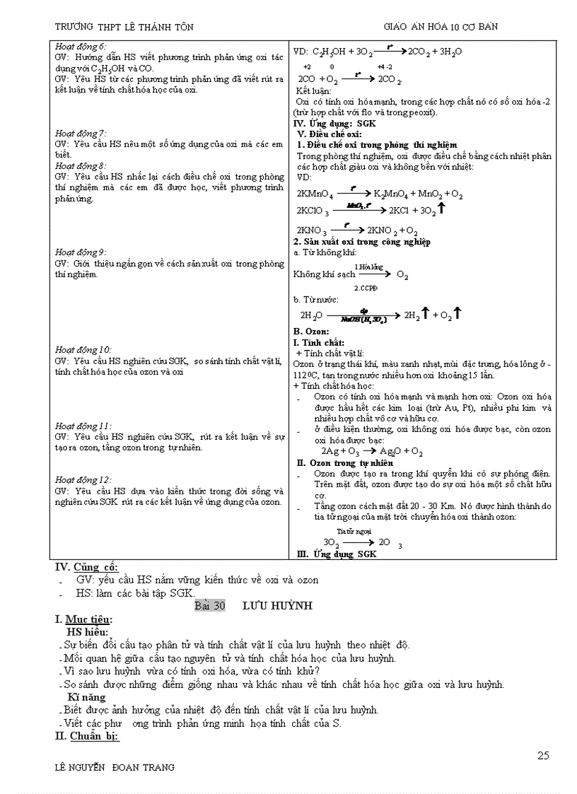 image for page Giao an hk2 lop 10