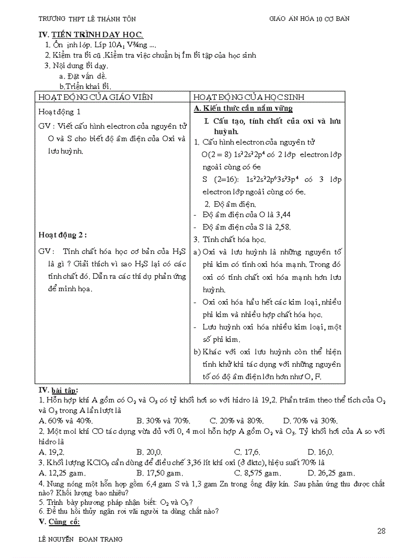 image for page Giao an hk2 lop 10