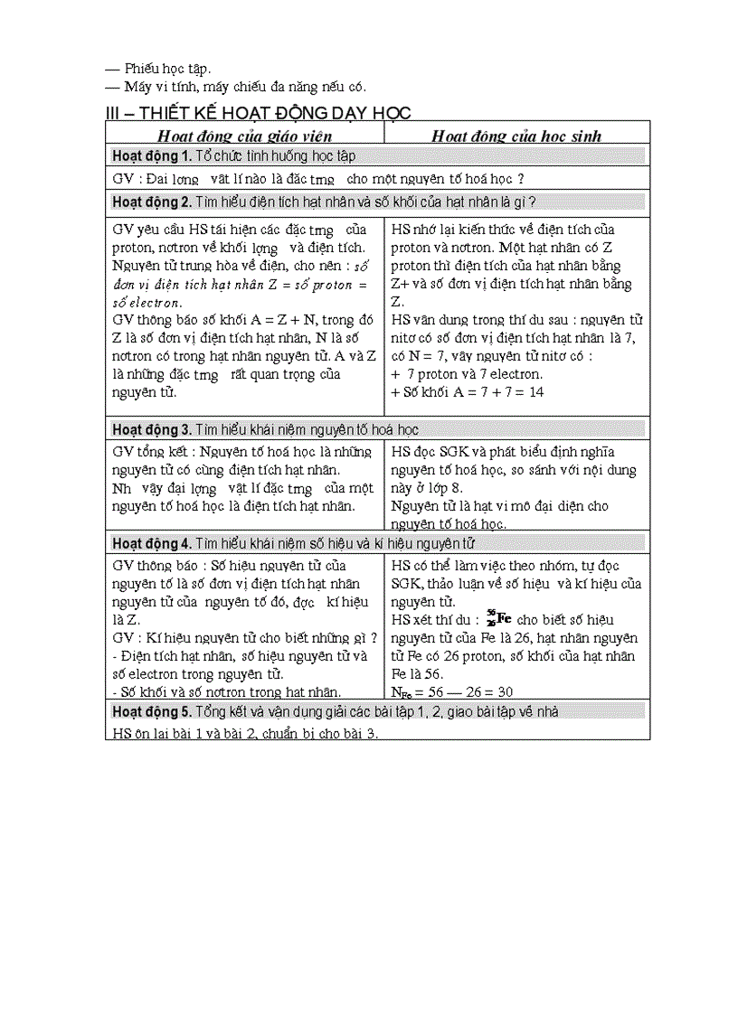 image for page Giao an Hoa 10 nang cao chuan in