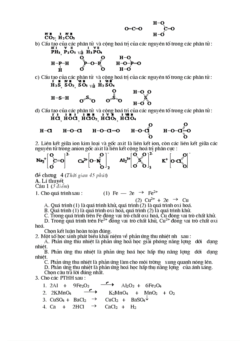 image for page Giao an Hoa 10 nang cao chuan in