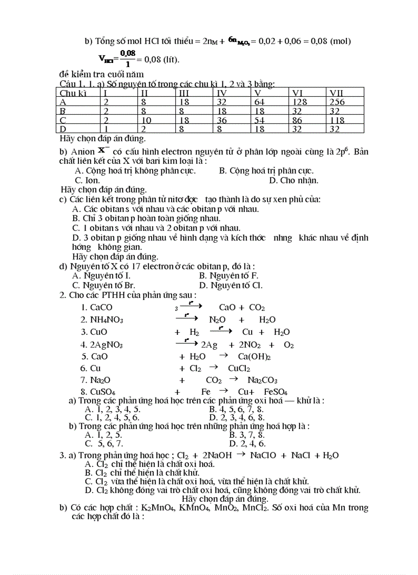 image for page Giao an Hoa 10 nang cao chuan in