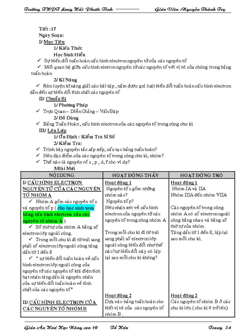 image for page Giao an hoa 10 NC