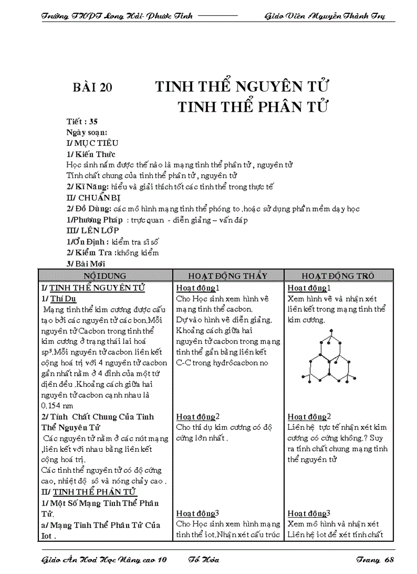 image for page Giao an hoa 10 NC