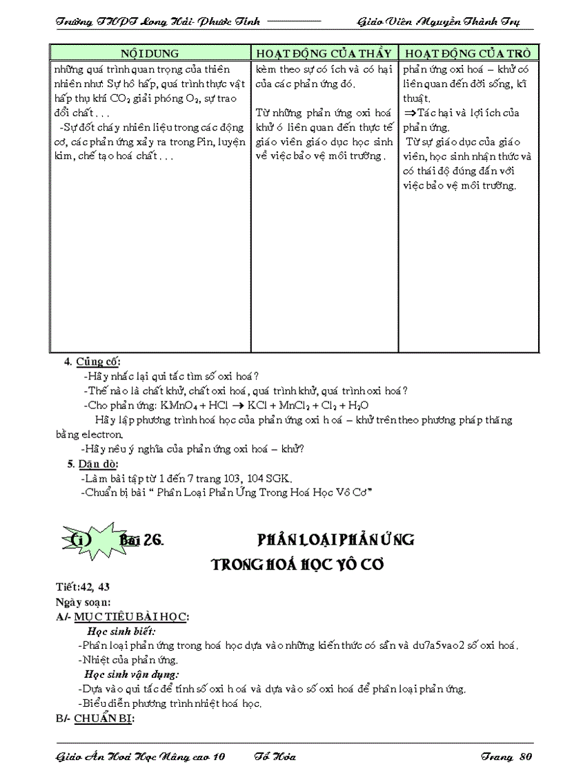 image for page Giao an hoa 10 NC