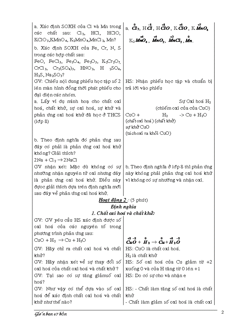 image for page Giáo án hóa 10 3 cột hay