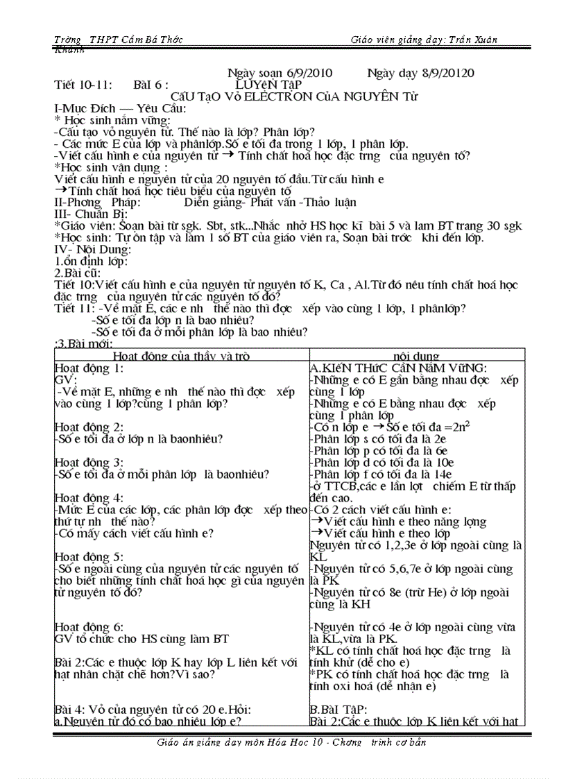 image for page Giao an hoa hoc 10 cb