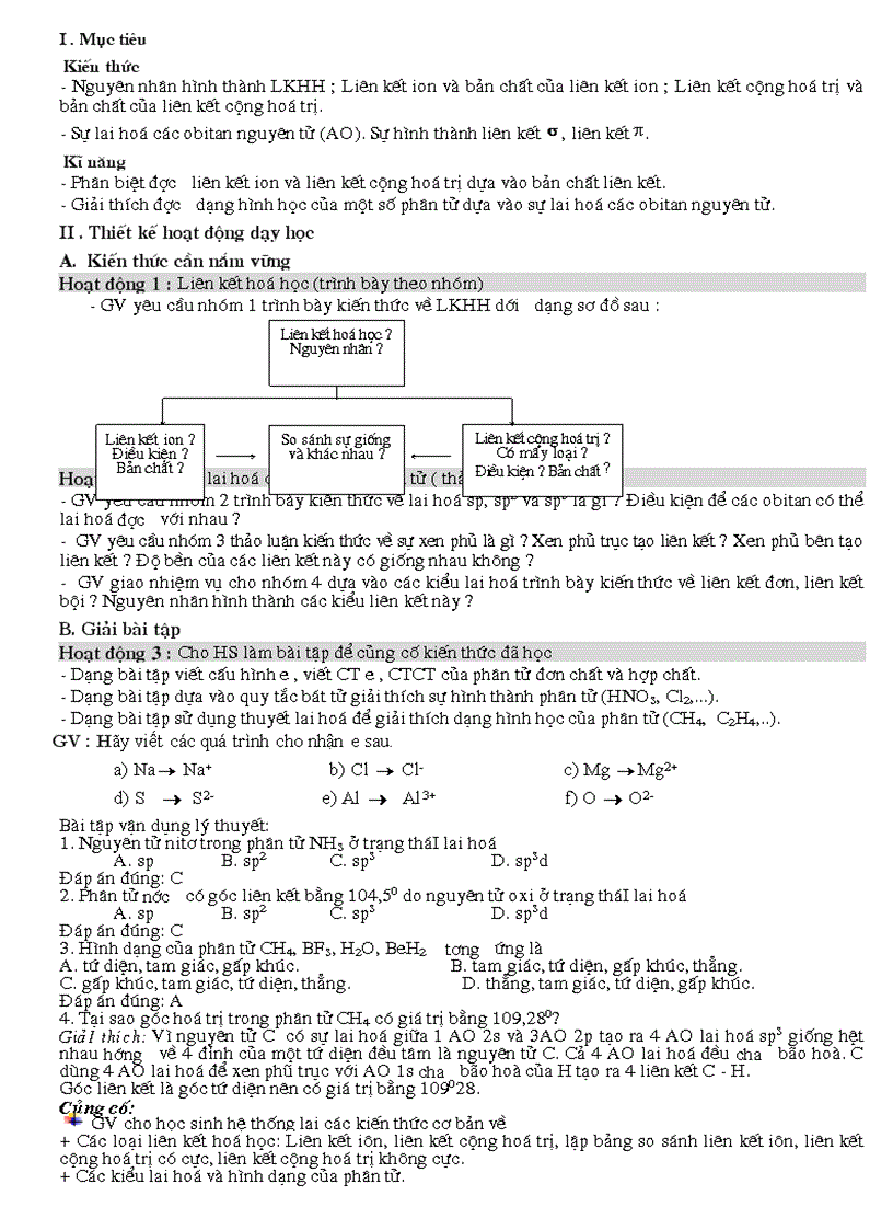 image for page GIÁO ÁN HÓA HỌC 10 NC Từ tiết 25 đến