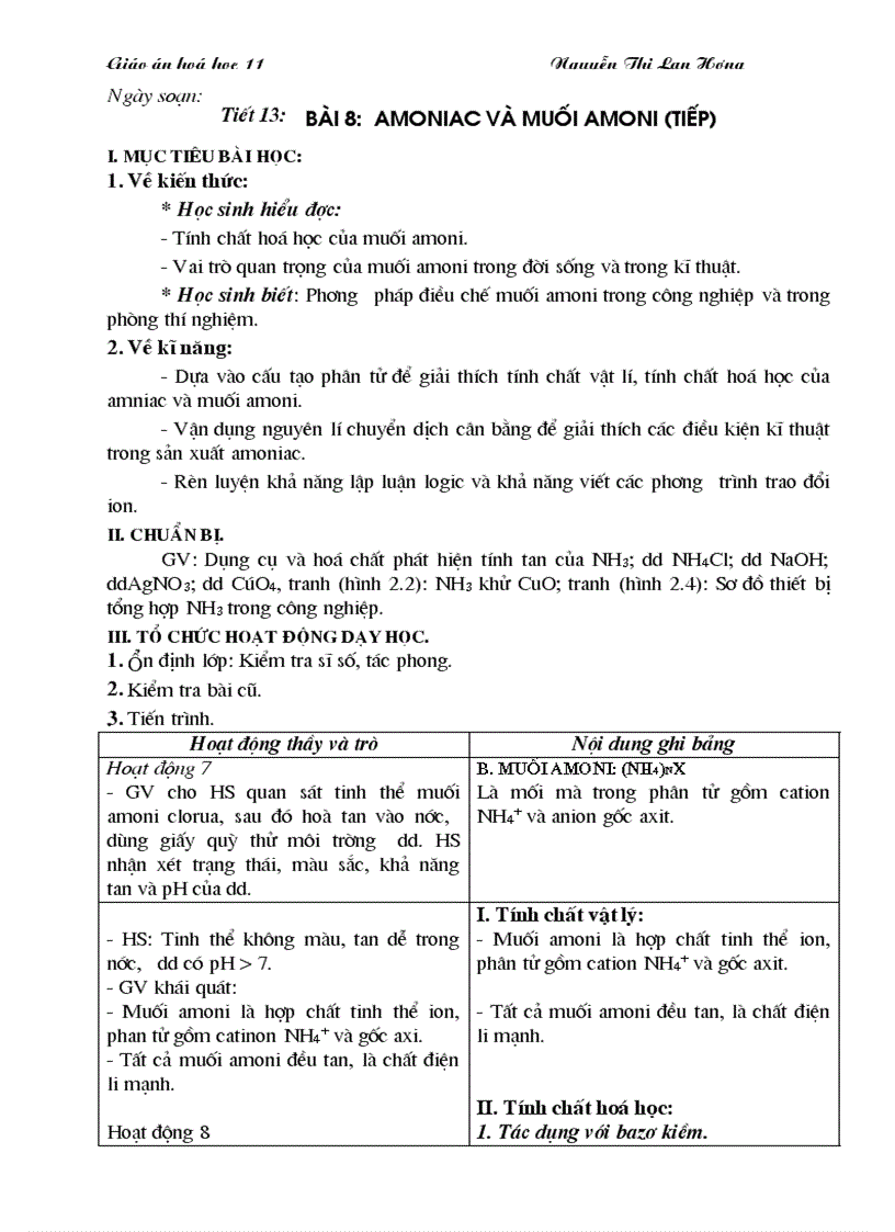 image for page Giao an hoa hoc 11 ki 1