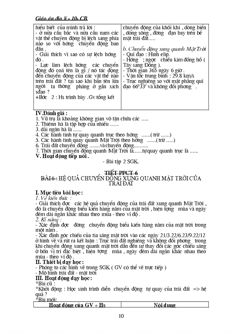 image for page Giao an mon dia ly lop 10