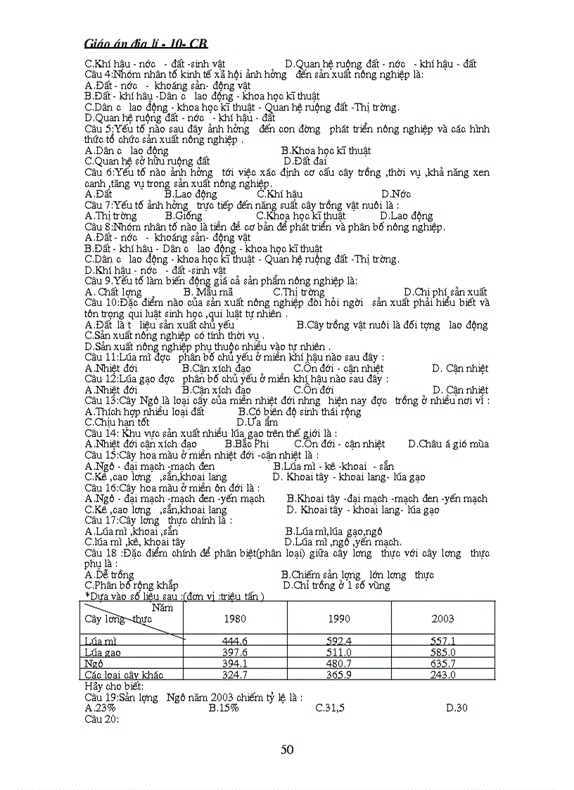 image for page Giao an mon dia ly lop 10