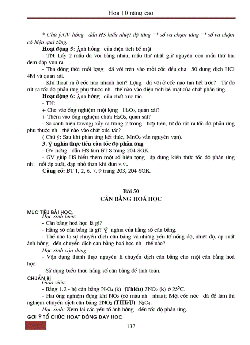 image for page Giao an nang cao Hoa 10