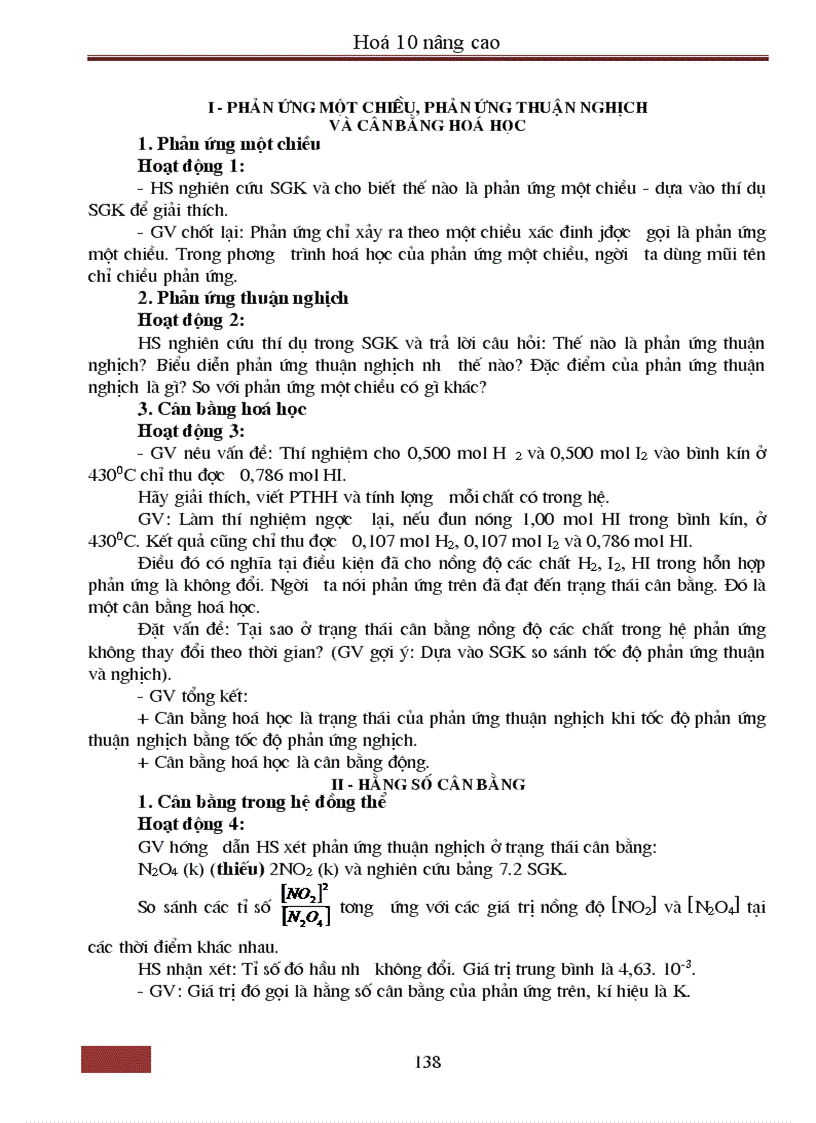 image for page Giao an nang cao Hoa 10