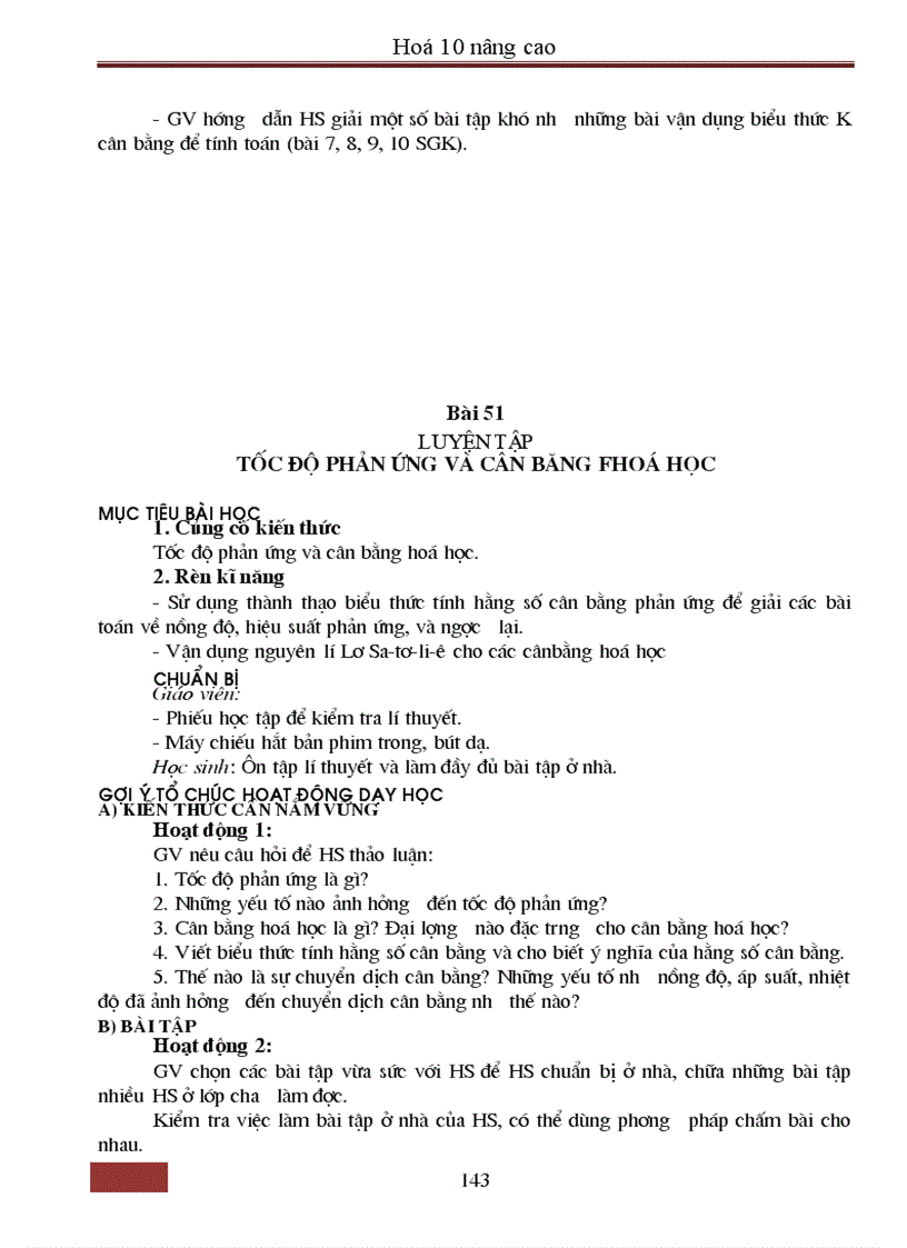 image for page Giao an nang cao Hoa 10