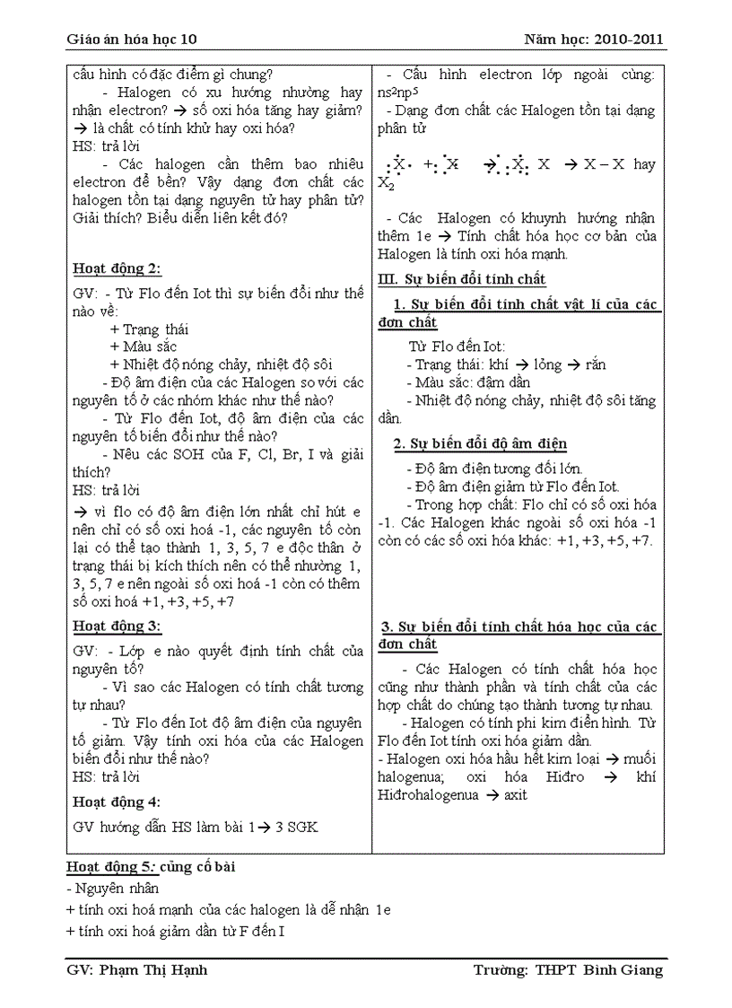 image for page Giao an halogen chi tiết