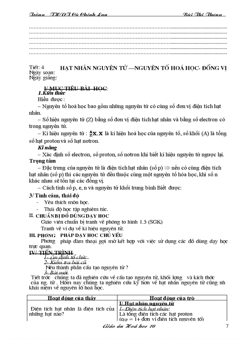 image for page Giao an hoa 10 coban ki1