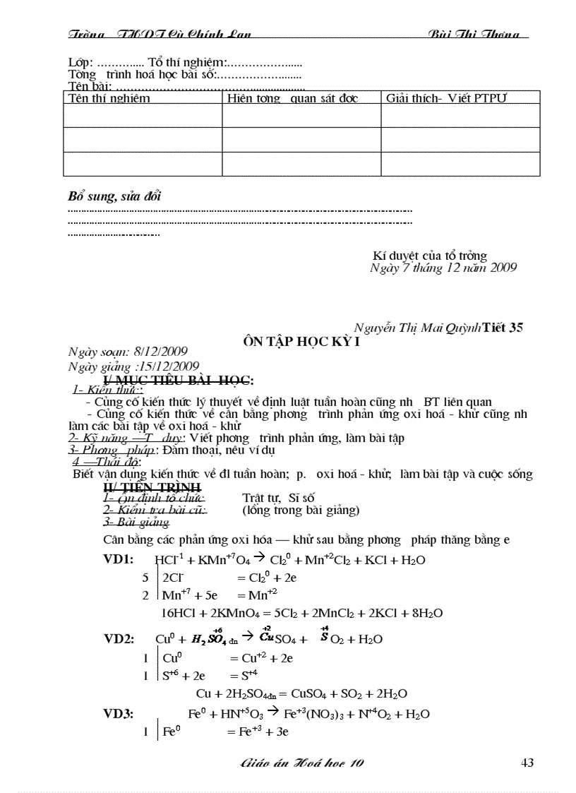 image for page Giao an hoa 10 coban ki1