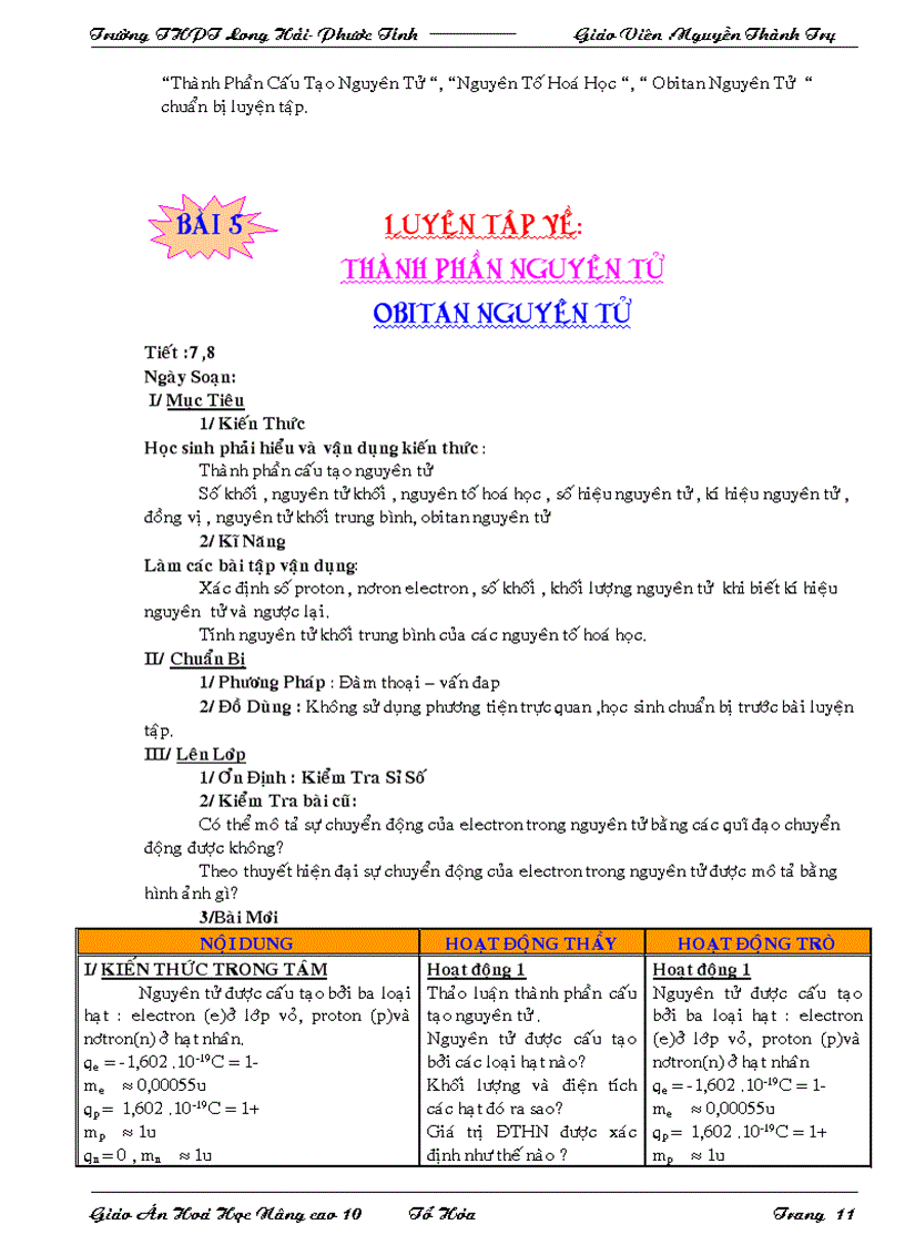 image for page Giao an hoa 10 NC Tiet 1 51 Rat hay