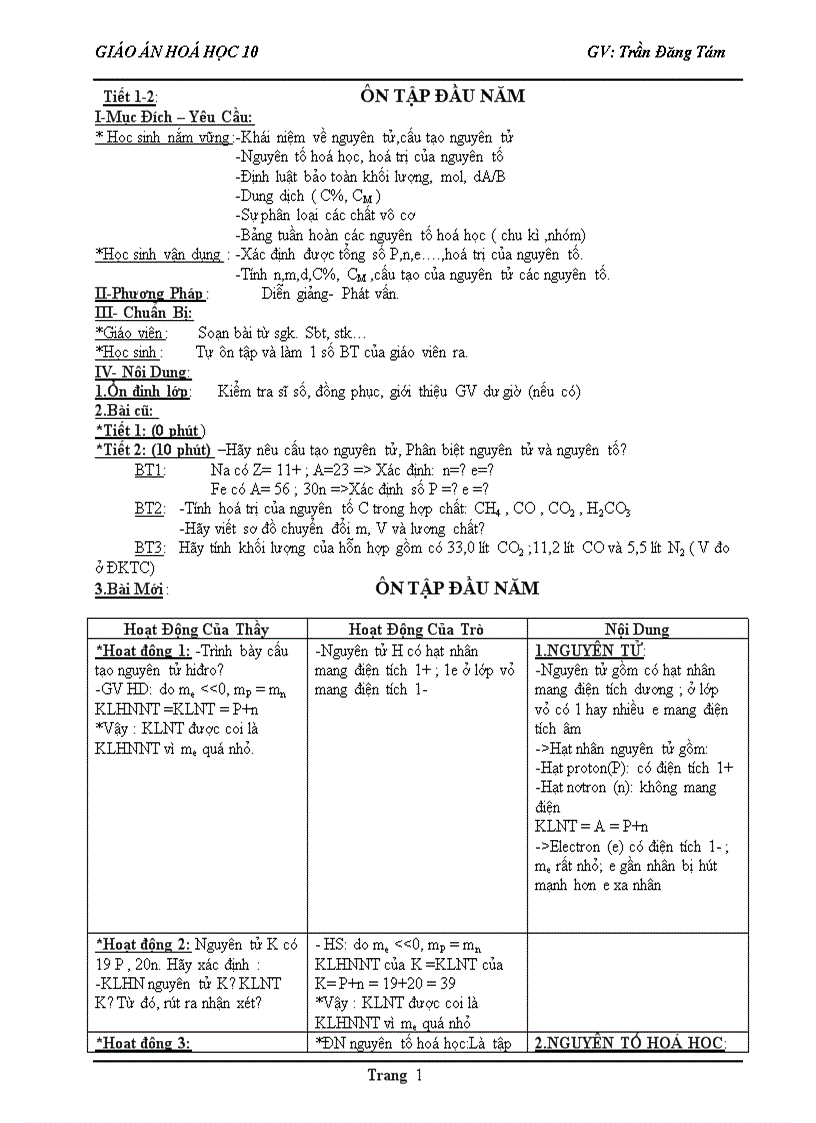 image for page Giao an hoa 10 cb 1