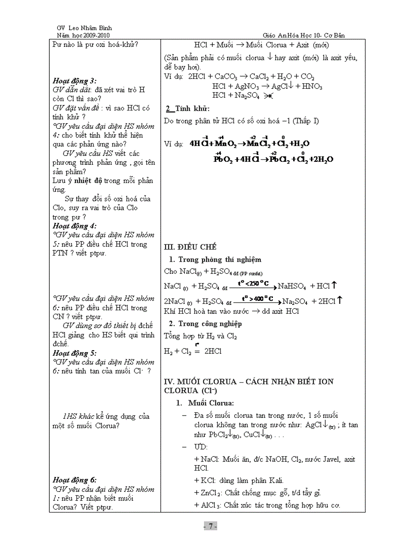 image for page Hóa 10 CB HKII