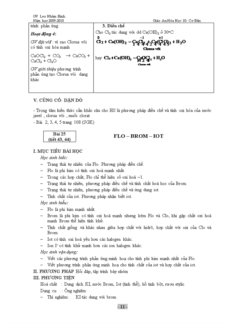 image for page Hóa 10 CB HKII