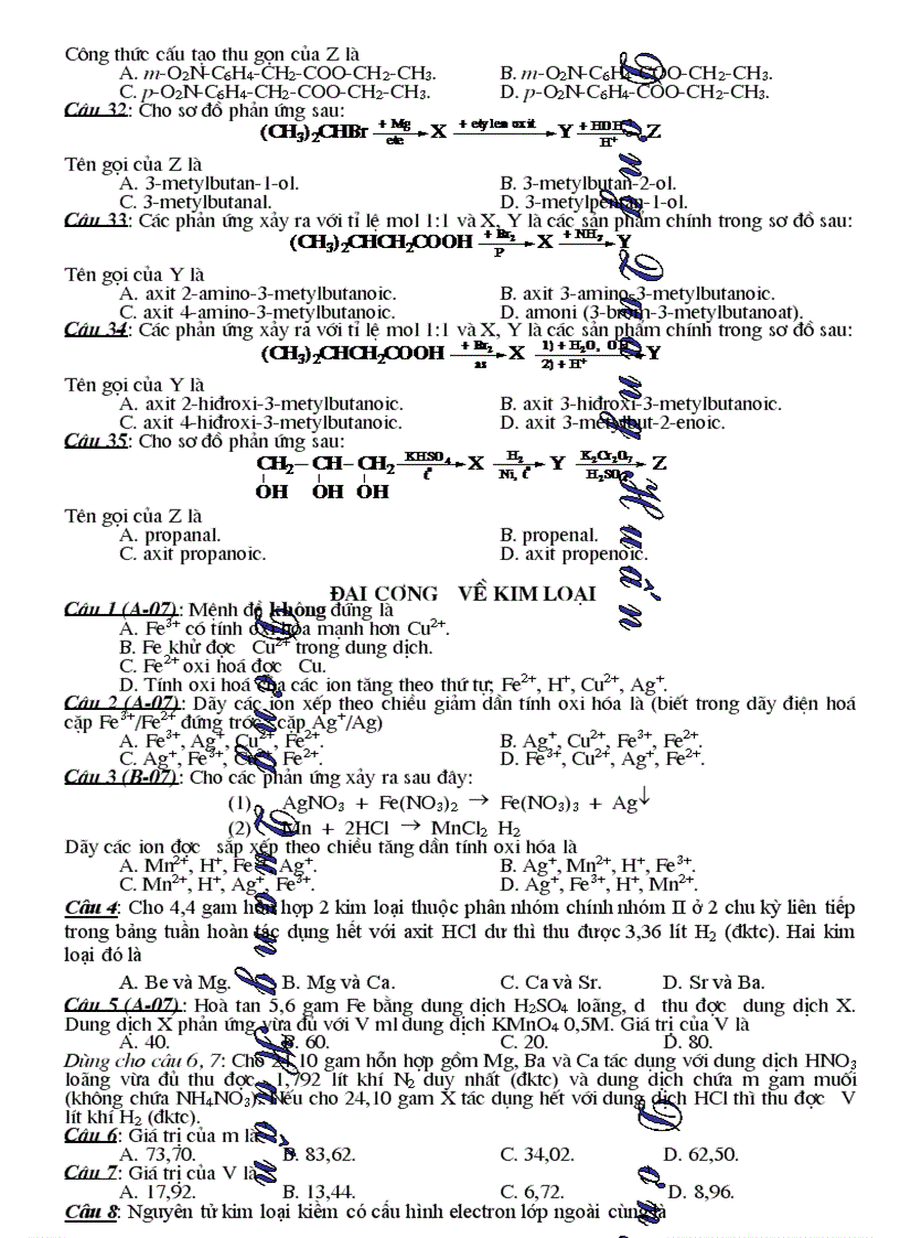 image for page Ngan hang cau hoi tong hop 10 11 12